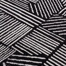 Load image into Gallery viewer, 7&#39;10&quot; x 10&#39; World Rug Gallery Contemporary Boho Stripes Area Rug: Geometric Pattern, Low Loop Pile, Stain &amp; Fade Resistant
