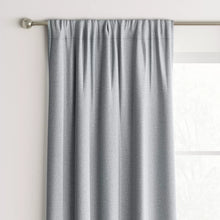 Load image into Gallery viewer, 84&quot; (SET OF 2) Room Darkening Heathered Window Curtain Panel - Room Essentials™