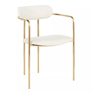 Demi Contemporary Chairs Cream (Set of 4) - LumiSource