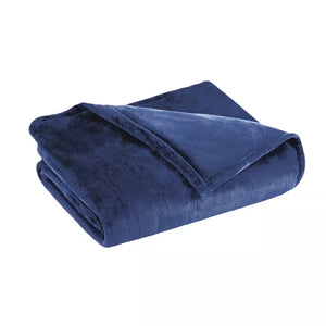 Heated Blanket - Brookstone - NAVY FULL