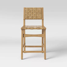 Load image into Gallery viewer, 24&quot; Ceylon Woven Counter Height stools (SET of 2) Natural Wood - Threshold™