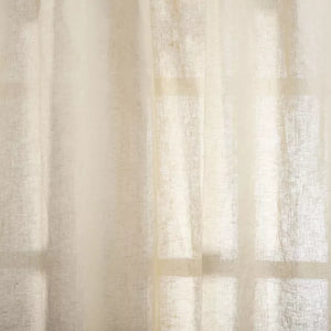 96" Exclusive Home Solano 100% Linen Light Filtering Curtain Panel (Set Of 2)