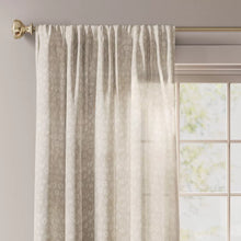 Load image into Gallery viewer, 63&quot; Printed Farrah Light Filtering Curtain Panels (Set of 2) Cream - Threshold™