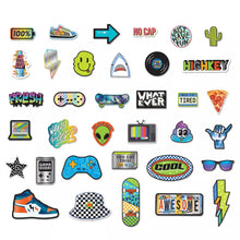 Load image into Gallery viewer, Fashion Angels Skater Gamer Vinyl Water Bottle Sticker Pack 35pc