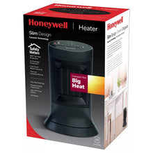 Load image into Gallery viewer, Honeywell Digital Ceramic Compact Tower Heater Black