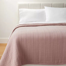 Load image into Gallery viewer, King 3 pc Stripe Matelassé Coverlet Threshold™ designed with Studio McGee