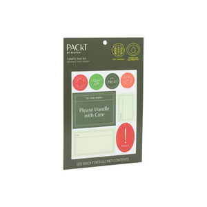Packt by Scotch 32ct Label and Seal Set
