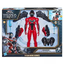 Load image into Gallery viewer, Marvel Studios&#39; Black Panther Wakanda Forever Titan Hero Series Ironheart with Gear Action Figure