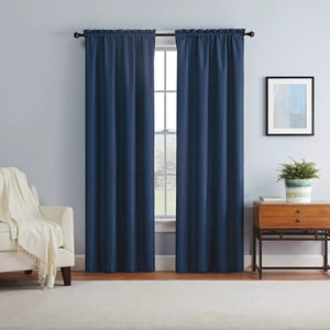 63" Blackout Braxton Thermaback Window Curtain Panels(SET OF 2)  - Eclipse