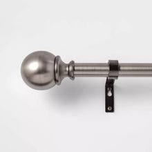 Load image into Gallery viewer, 36&quot;-66&quot; Ball Curtain Rod Pewter - Threshold™