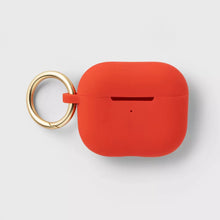 Load image into Gallery viewer, Apple AirPods 3rd Generation Silicone Case with Clip Red- heyday™