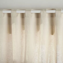 Load image into Gallery viewer, 96&quot; Exclusive Home Solano 100% Linen Light Filtering Curtain Panel (Set Of 2)