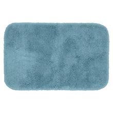 Load image into Gallery viewer, 24&quot;x40&quot; Finest Luxury Ultra Plush Washable Nylon Bath Rug Basin Blue - Garland