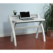 Load image into Gallery viewer, Sleek Contemporary Desk with USB Outlet Port, Stylish Cross Legs, Perfect for Office &amp; Study Spaces - IMPERFECT