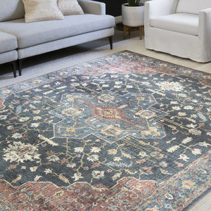 5' x 7'6" Gelo Oriental Indoor Rug