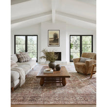 Load image into Gallery viewer, 3'9" x 5'6" Georgie Oriental Bordeaux/Antique Area Rug