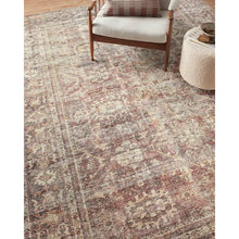 Load image into Gallery viewer, 3'9" x 5'6" Georgie Oriental Bordeaux/Antique Area Rug