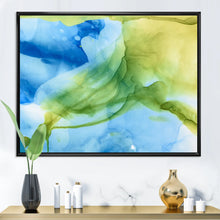 Load image into Gallery viewer, Green Blue Splashes Inks &quot; Green Blue Splashes Inks &quot;
