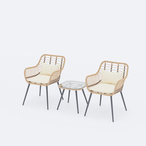 Hamner 2 - Person Patio Conversation Sets with Cushions