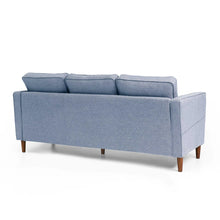 Load image into Gallery viewer, 78" Hana Square Arm Sofa, Denim Blue