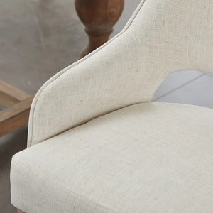 Haziqah 19.5'' H Upholstered Armchair (Set of 2), Beige