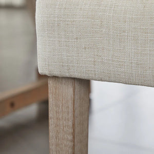 Haziqah 19.5'' H Upholstered Armchair (Set of 2), Beige