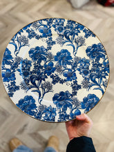 Load image into Gallery viewer, MacKenzie-Childs Royal English Garden Enamel Serving Platter MacKenzie Childs