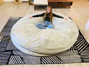 8' Giant Foam Filled Bean Bag Sofa *No Cover