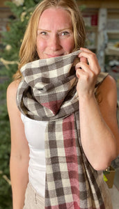 Lili & Maddi Neve Brown Scarf