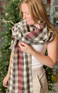 Lili & Maddi Neve Brown Scarf