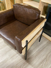 Load image into Gallery viewer, 17 Stories Delanei Leather Armchair