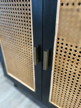 Load image into Gallery viewer, 43&quot; Solid Wood Rattan Sideboard
