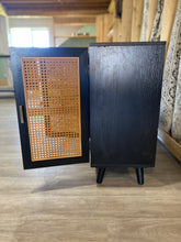 Load image into Gallery viewer, 43&quot; Solid Wood Rattan Sideboard