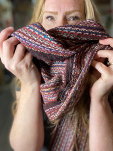 Lili & Maddi Andes Burgundy Scarf