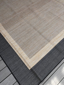 8'9" x 12'2" Kasuri Indoor / Outdoor Rug