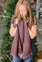 Load image into Gallery viewer, Lili &amp; Maddi Andes Burgundy Scarf