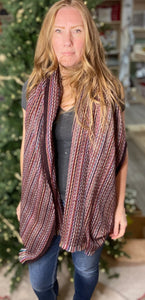 Lili & Maddi Andes Burgundy Scarf