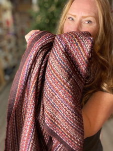 Lili & Maddi Andes Burgundy Scarf