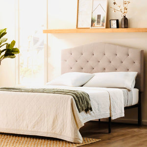 Bowen Upholstered Headboard - King/Cal King/pearl
