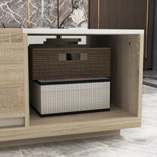 Load image into Gallery viewer, 47” Modern Slide-Open Storage Coffee Table with Compartments