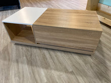 Load image into Gallery viewer, 47” Modern Slide-Open Storage Coffee Table with Compartments