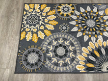 Load image into Gallery viewer, Mcnish 20&quot; x 30&quot; Machine Washable Non Slip Kitchen Mat, grey/yellow