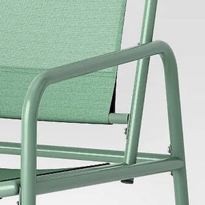 3 pc Metal Patio Bistro Set - In or Outdoor Furniture Set - Green