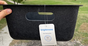 Tall Sliding Bin Cube With 6 Sliding Felt Bins - Brightroom™
