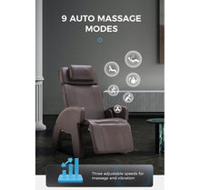Load image into Gallery viewer, Tony Little Zero Gravity Power Recliner with Vibration Massage, RETRO BROWN