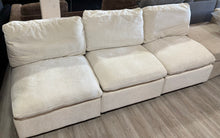 Load image into Gallery viewer, 84&#39;&#39; Armless Modular Chenille Sofa, Beige