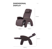Load image into Gallery viewer, Tony Little Zero Gravity Power Recliner with Vibration Massage, RETRO BROWN