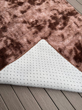 Load image into Gallery viewer, 5&#39; x 8&#39; tie-Dyed Coffee Shaggy Large Area Rugs For Living Room
