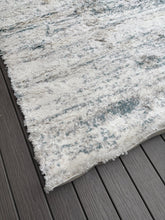Load image into Gallery viewer, 8&#39; x 10&#39; Adah Soft Shag Ivory/Blue Area Rug
