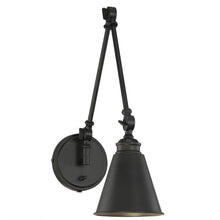 Load image into Gallery viewer, Savoy House Morland 1 - Light Swing Arm Lamp in Matte Black